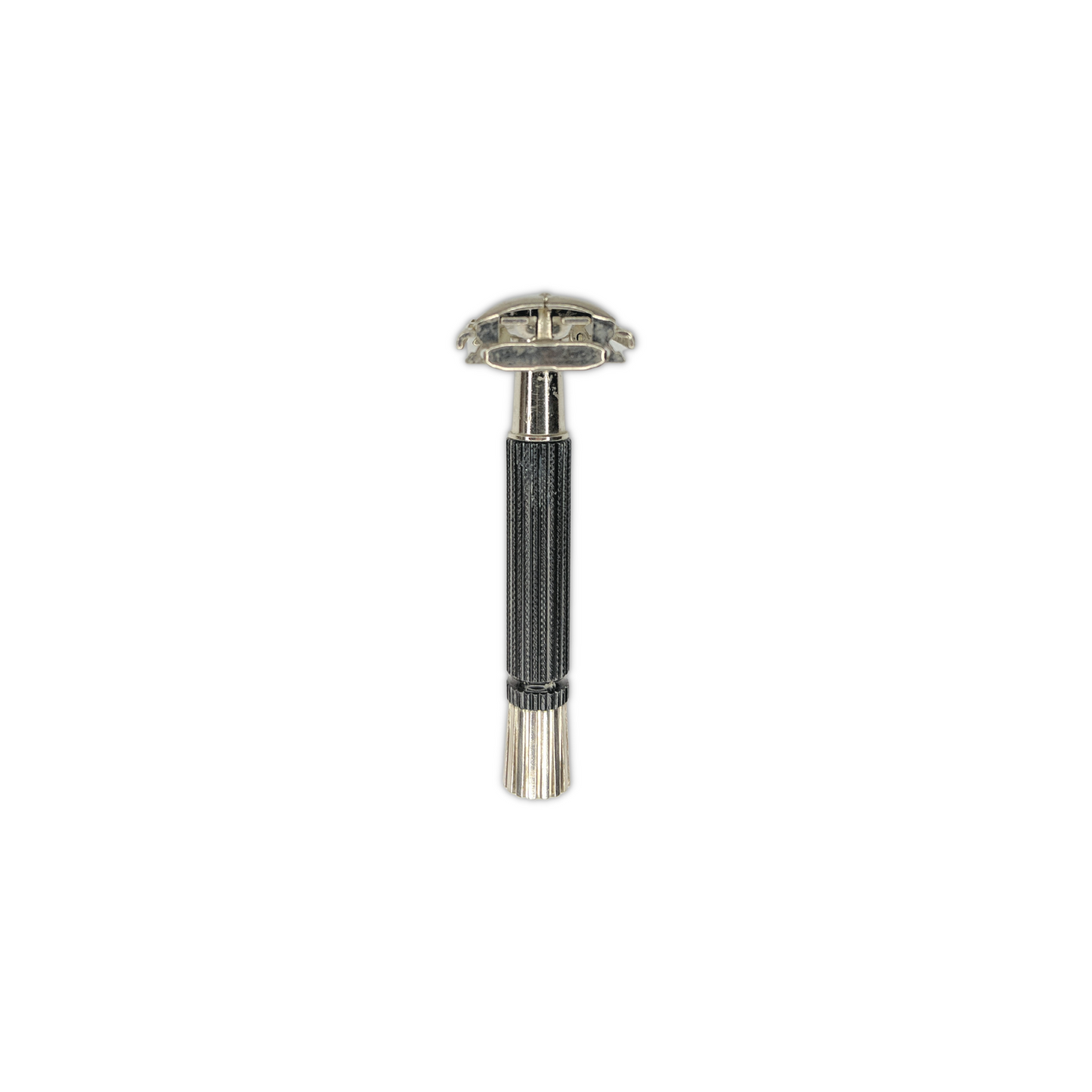 Vintage Safety Razor - Black Handle Butterfly