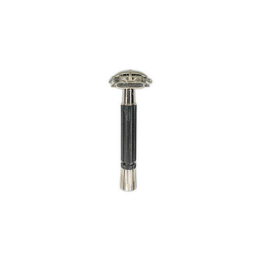 Vintage Safety Razor - Black Handle Butterfly