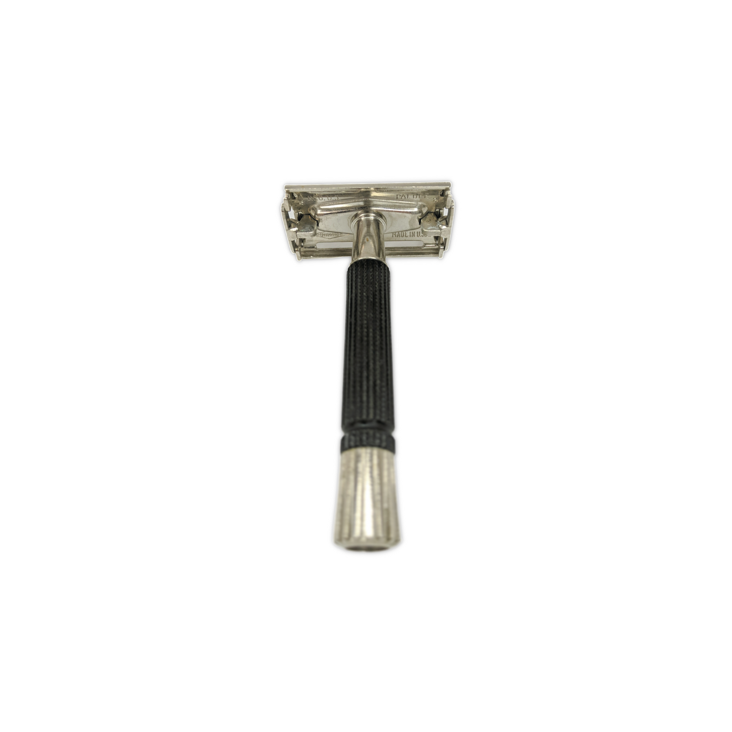 Vintage Safety Razor - Black Handle Butterfly